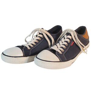 Levi's Men's Navy Canvas Lace Up Sneakers Size 12
